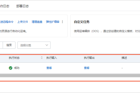 阿里云计算巢管理服务-实例管理-对服务实例进行运维操作