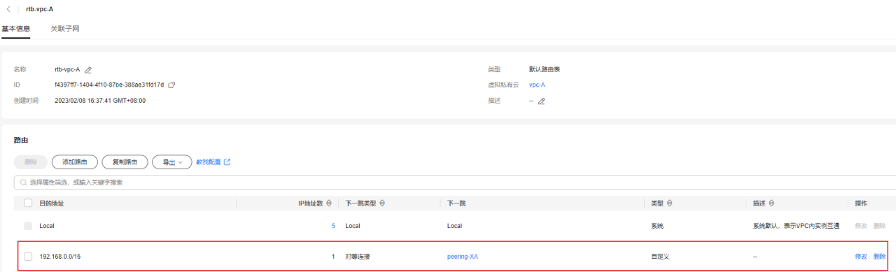 华为云虚拟私有云 VPC用户指南-如何删除路由？