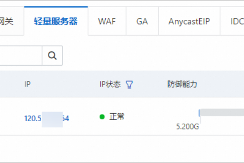 阿里云轻量应用服务器-DDoS基础防护